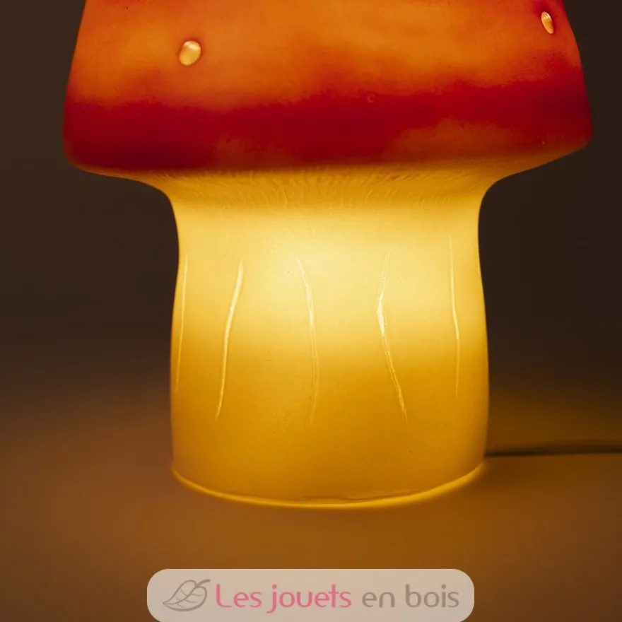 Lampe petit champignon rouge brique - Egmont Toys