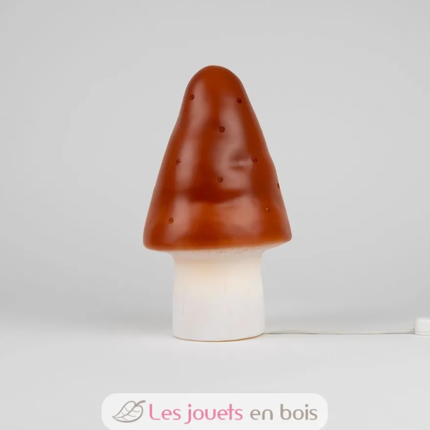 Lampe petit champignon rouge brique - Egmont Toys