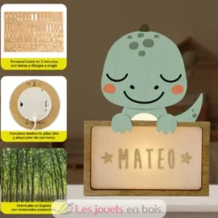 Lampe à poser personnalisable - Dinosaure - Vintiun