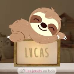 Lampe à poser personnalisable - Paresseux - Vintiun