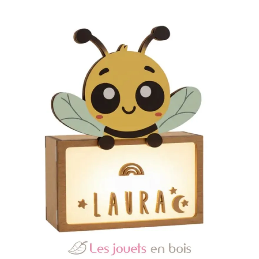 Lampe à poser personnalisable - Abeille - Vintiun
