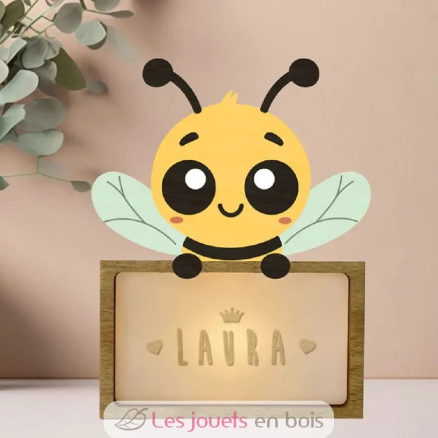 Lampe à poser personnalisable - Abeille - Vintiun