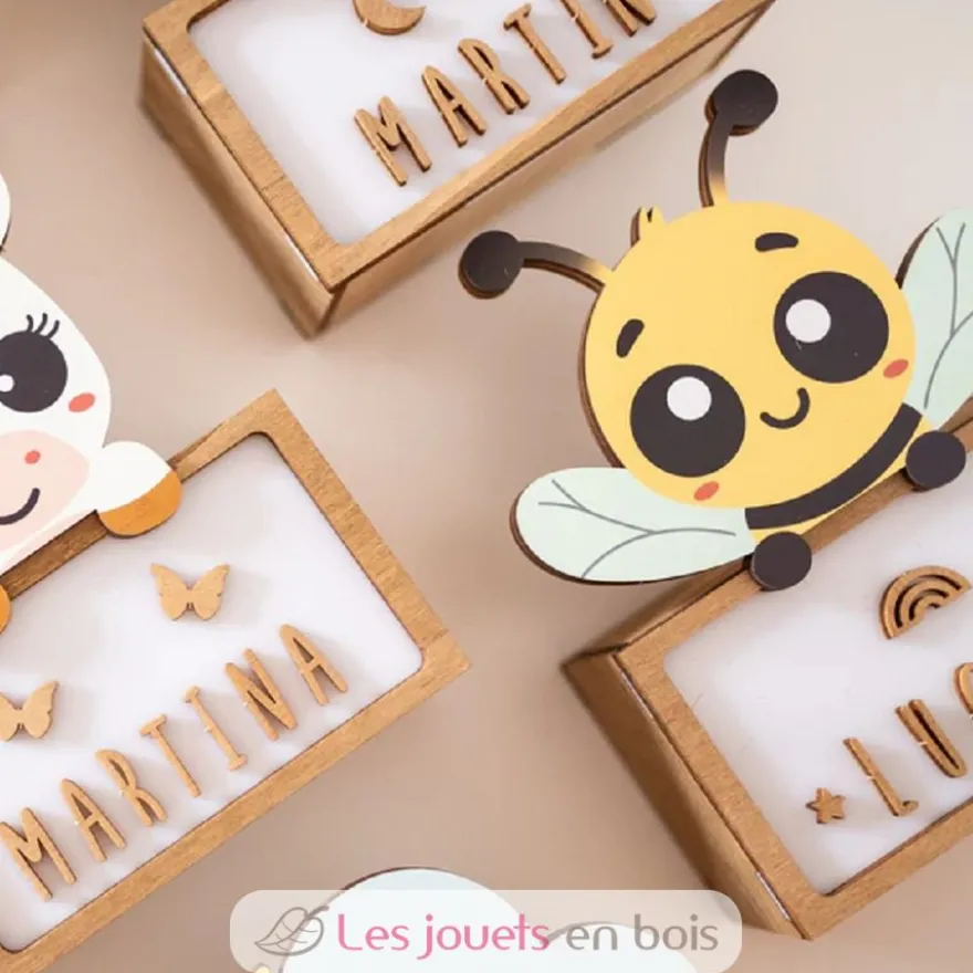 Lampe à poser personnalisable - Abeille - Vintiun