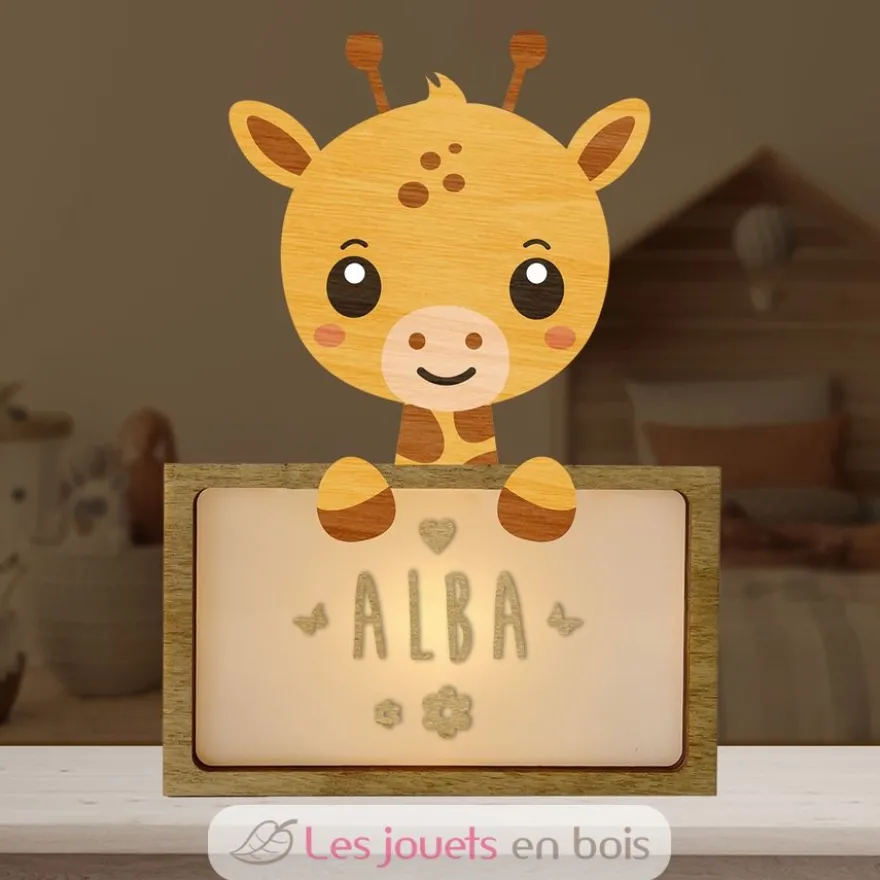 Lampe à poser personnalisable - Girafe - Vintiun