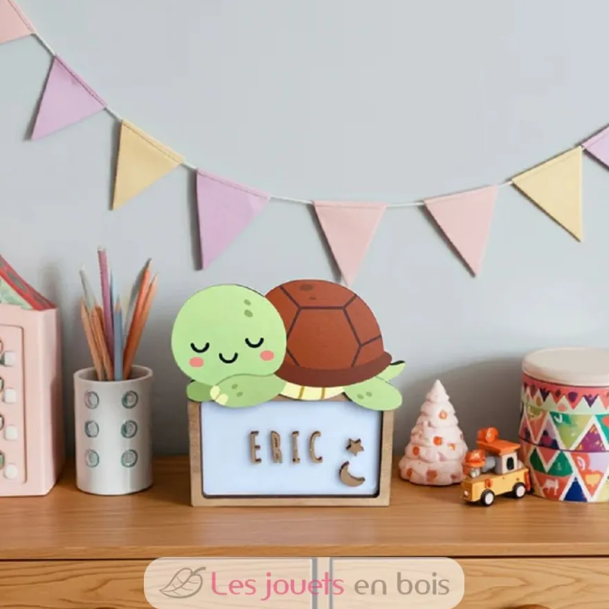 Lampe à poser personnalisable - Tortue - Vintiun