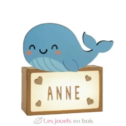 Lampe à poser personnalisable - Baleine - Vintiun