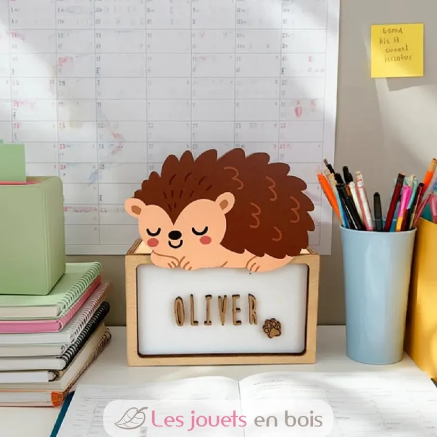 Lampe à poser personnalisable - Hérisson - Vintiun