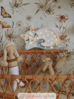 Lampe Veilleuse Chat Blanc - Little Lights