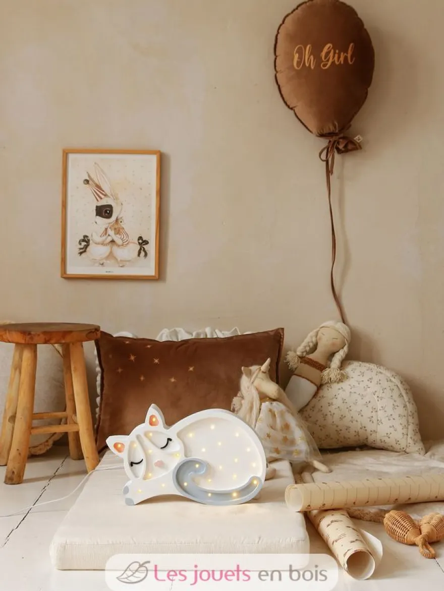 Lampe Veilleuse Chat Blanc - Little Lights