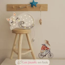 Lampe Veilleuse Chat Blanc - Little Lights