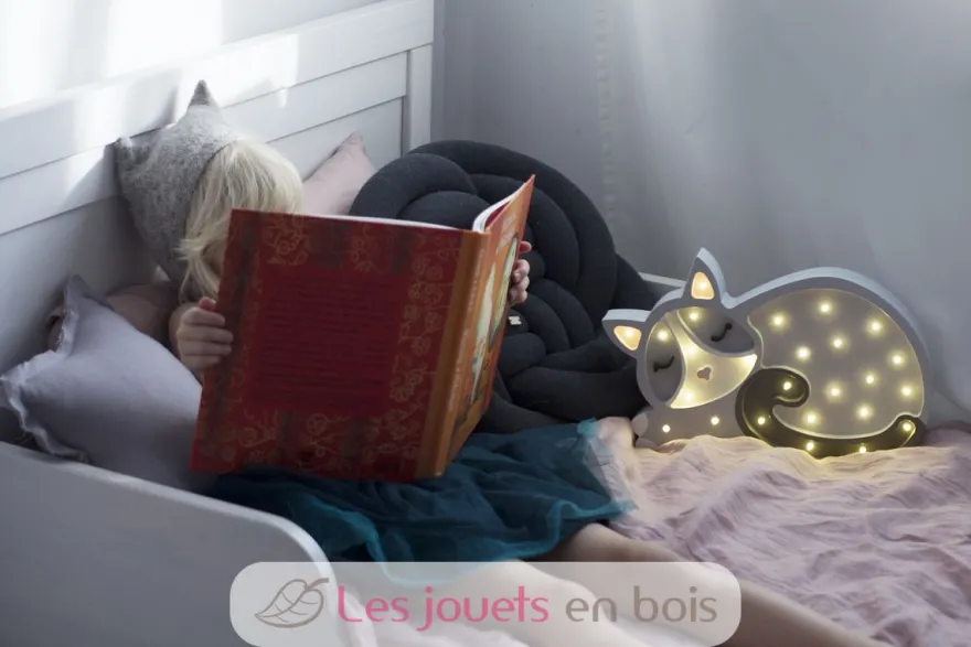 Lampe Veilleuse Chat Gris - Little Lights