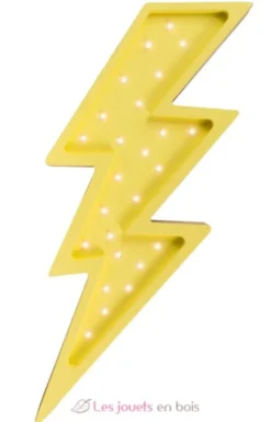 Lampe Veilleuse Éclair jaune - Little Lights