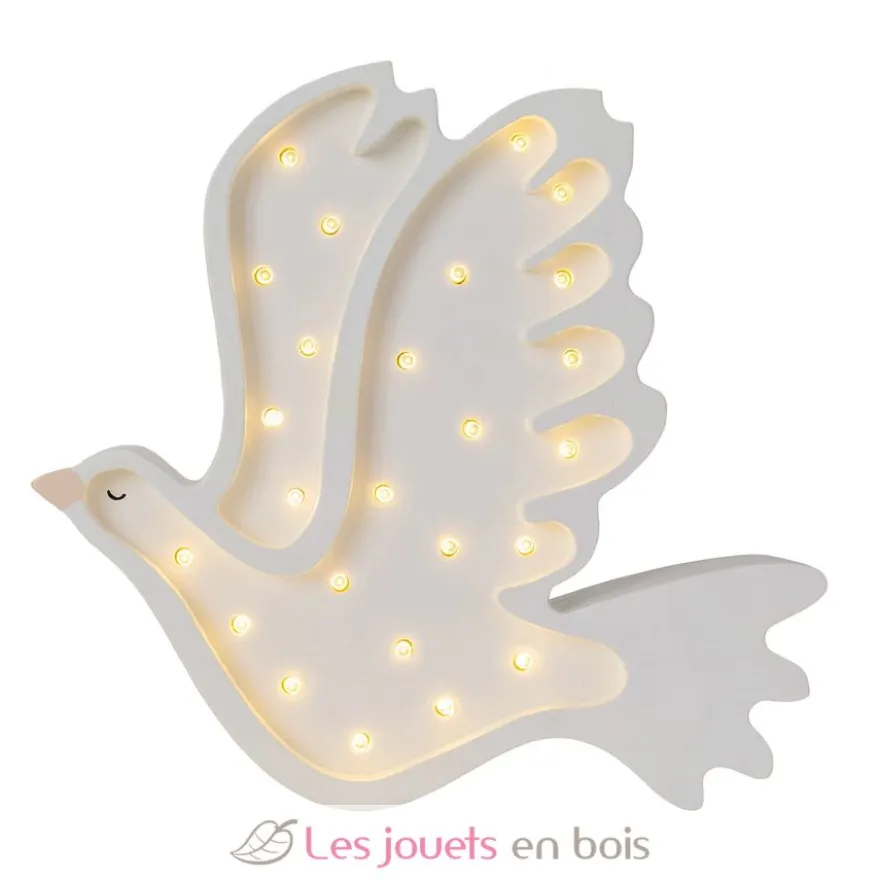 Lampe Veilleuse Colombe blanche - Little Light