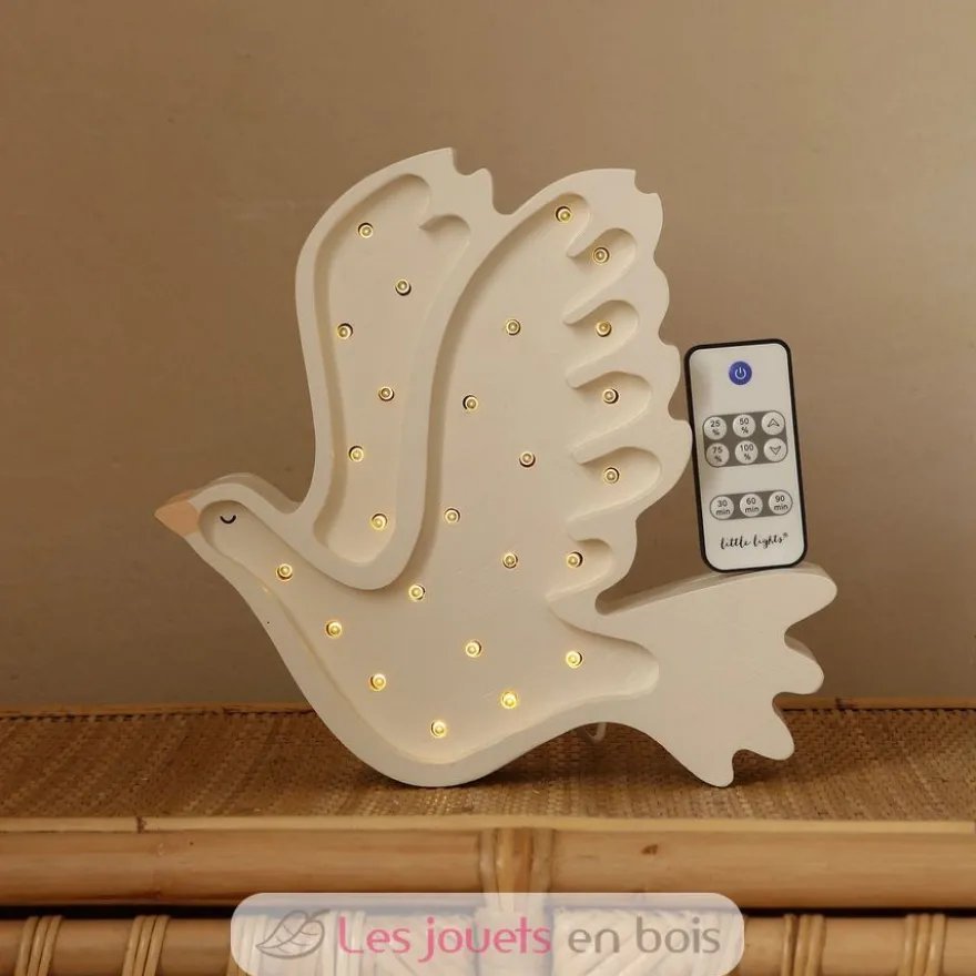 Lampe Veilleuse Colombe blanche - Little Light