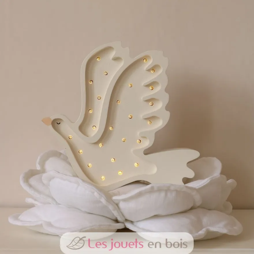 Lampe Veilleuse Colombe blanche - Little Light