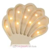 Lampe Veilleuse Coquillage Bois côtier - Little Lights