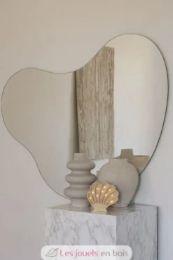 Lampe Veilleuse Coquillage Bois côtier - Little Lights