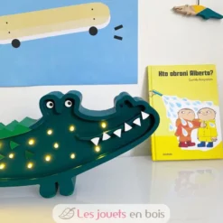 Lampe Veilleuse Crocodile Vert - Little Lights