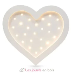 Lampe Veilleuse Cœur blanc - Little Light