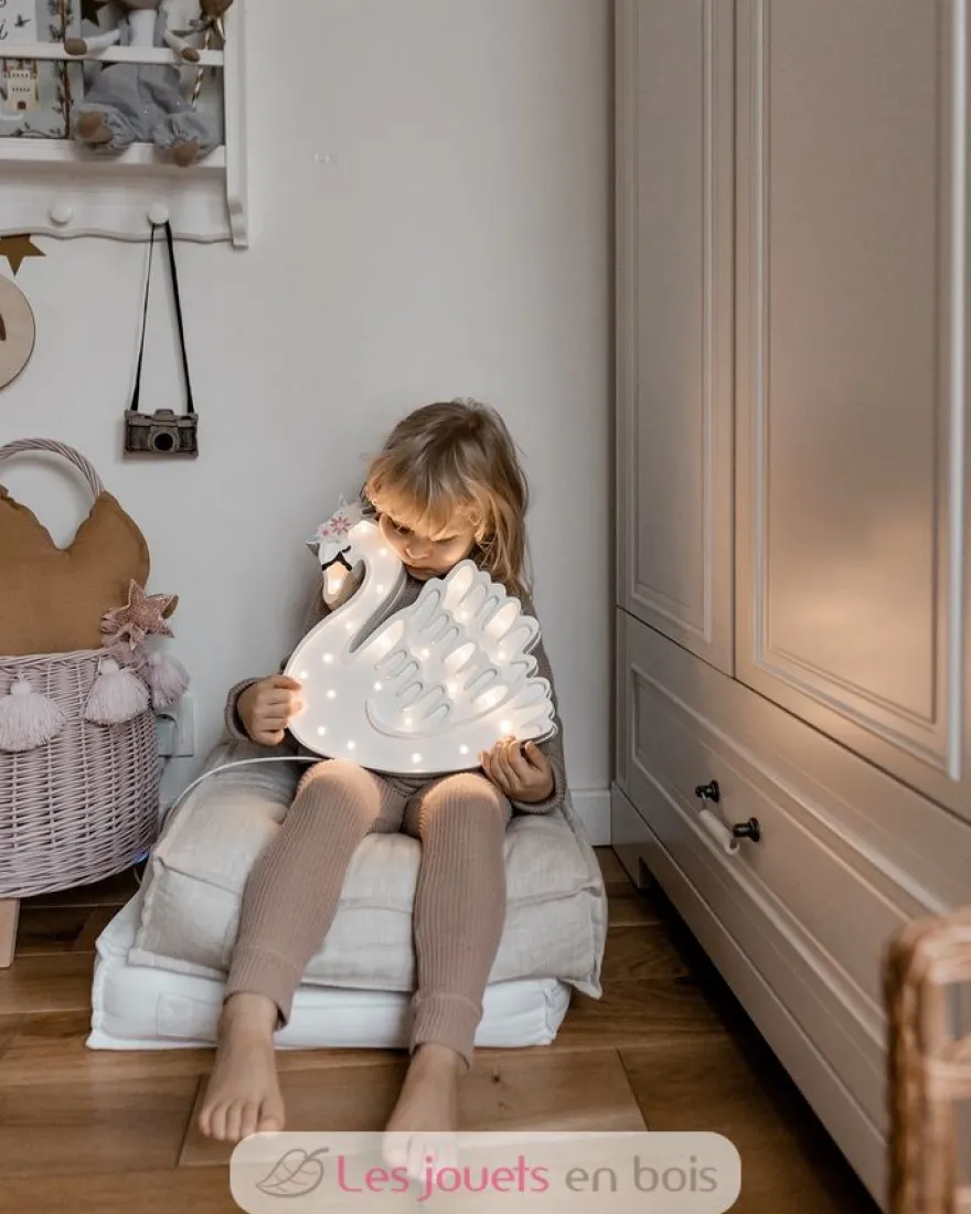 Lampe Veilleuse Cygne Blanc - Little Lights