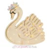 Lampe Veilleuse Cygne bois naturel - Little Lights