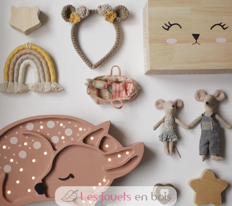 Lampe Veilleuse Faon Brun clair - Little Lights