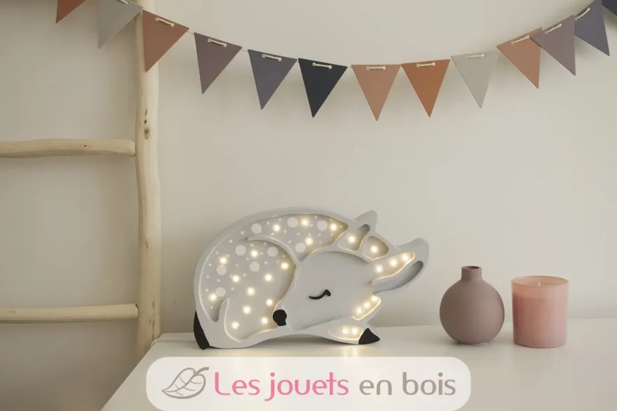 Lampe Veilleuse Faon Gris clair - Little Lights