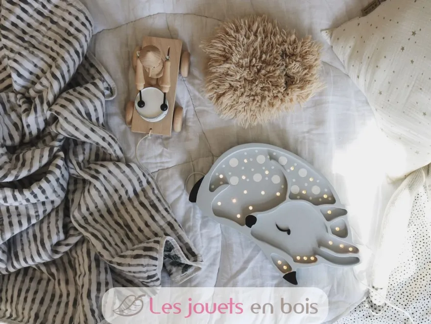Lampe Veilleuse Faon Gris clair - Little Lights