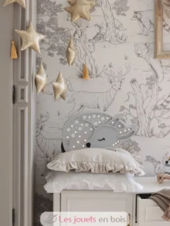 Lampe Veilleuse Faon Gris clair - Little Lights