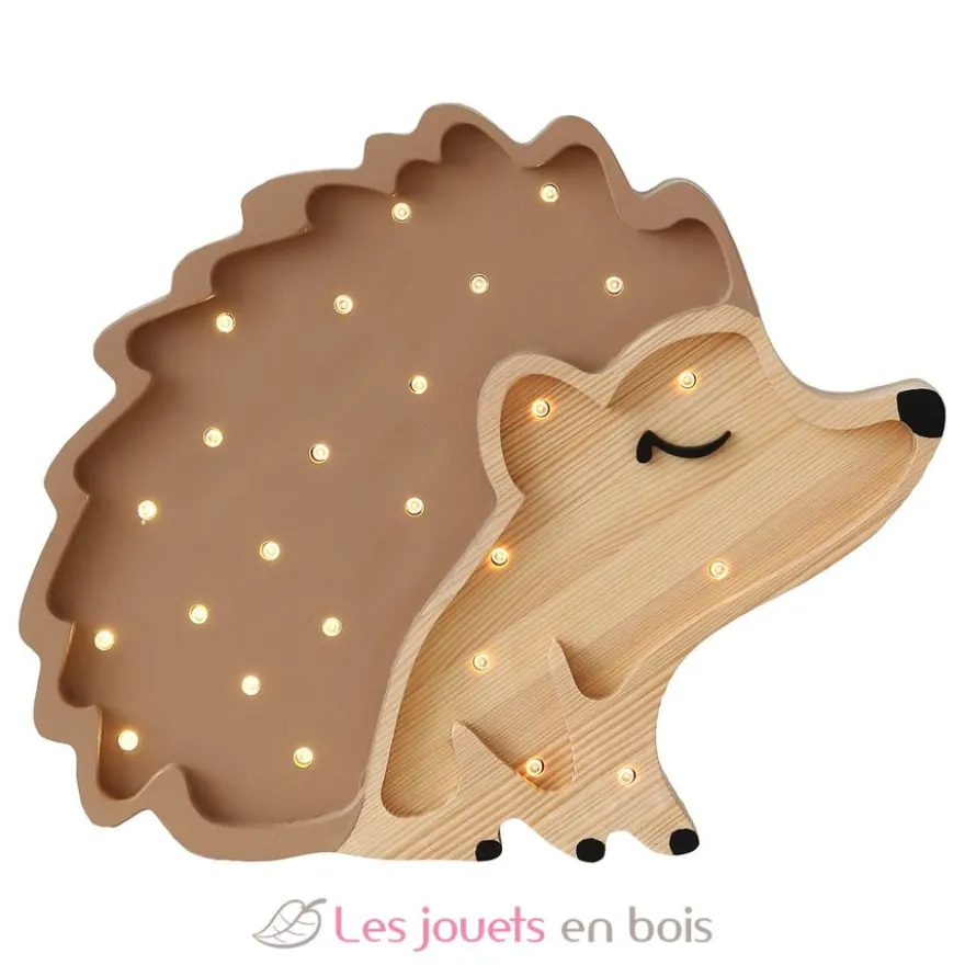 Lampe Veilleuse Hérisson Brun - Little Lights