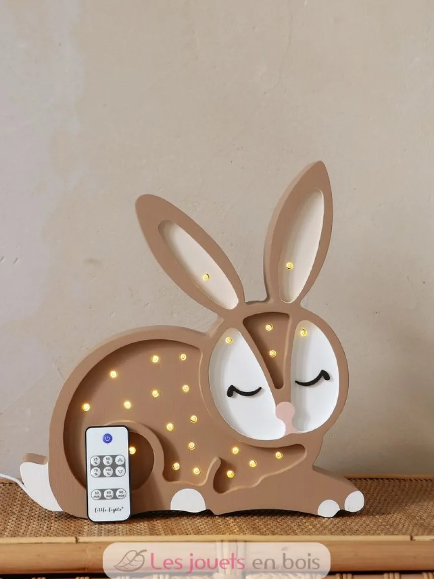 Lampe Veilleuse Lapin Chocolat - Little Lights