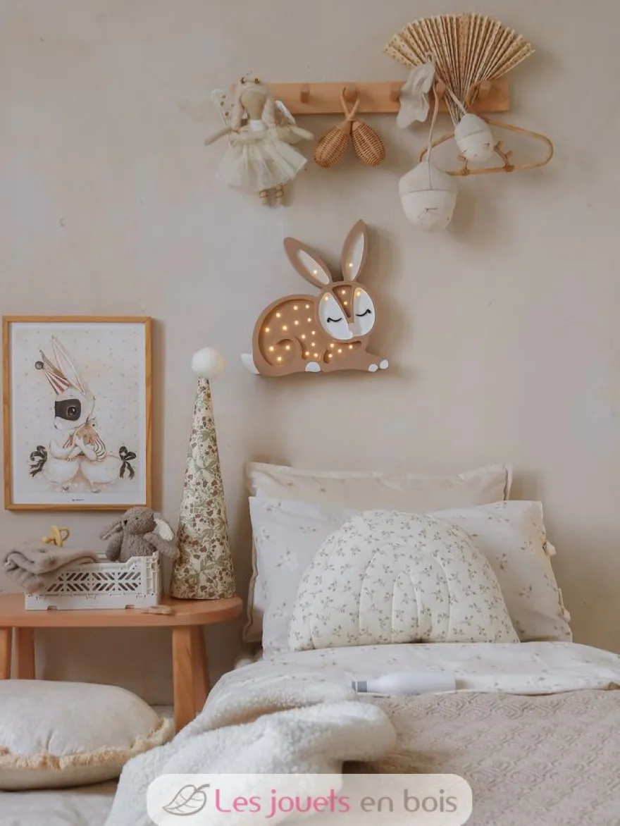 Lampe Veilleuse Lapin Chocolat - Little Lights
