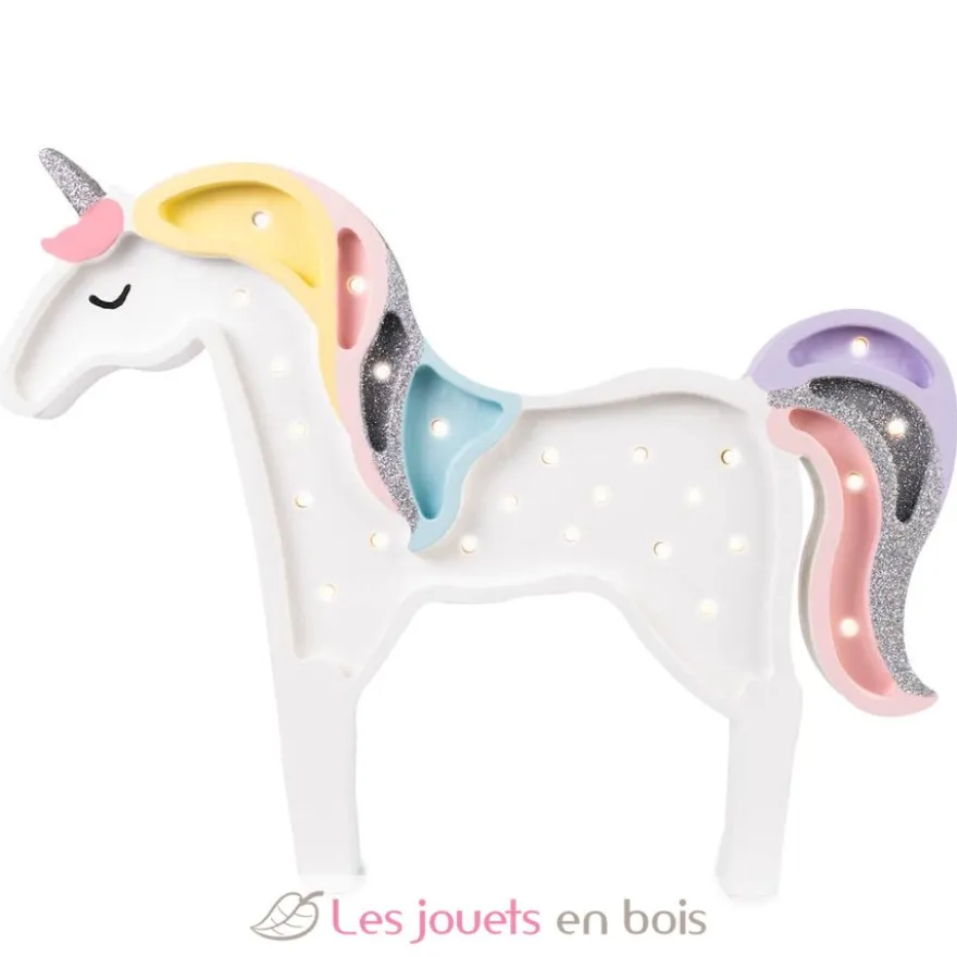 Lampe Veilleuse Licorne Arc-en-ciel - Little Lights