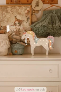Lampe Veilleuse Licorne Arc-en-ciel - Little Lights
