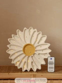Lampe Veilleuse Marguerite Daisy blanche - Little Light