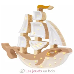 Lampe Veilleuse Navire brun - Little Lights