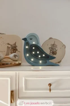 Lampe Veilleuse Oiseau Bleu Denim - Little Lights