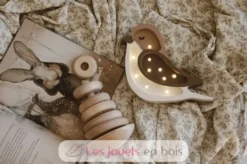 Lampe Veilleuse Oiseau Café Beige - Little Lights