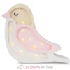 Lampe Veilleuse Oiseau Fraise Crème - Little Lights