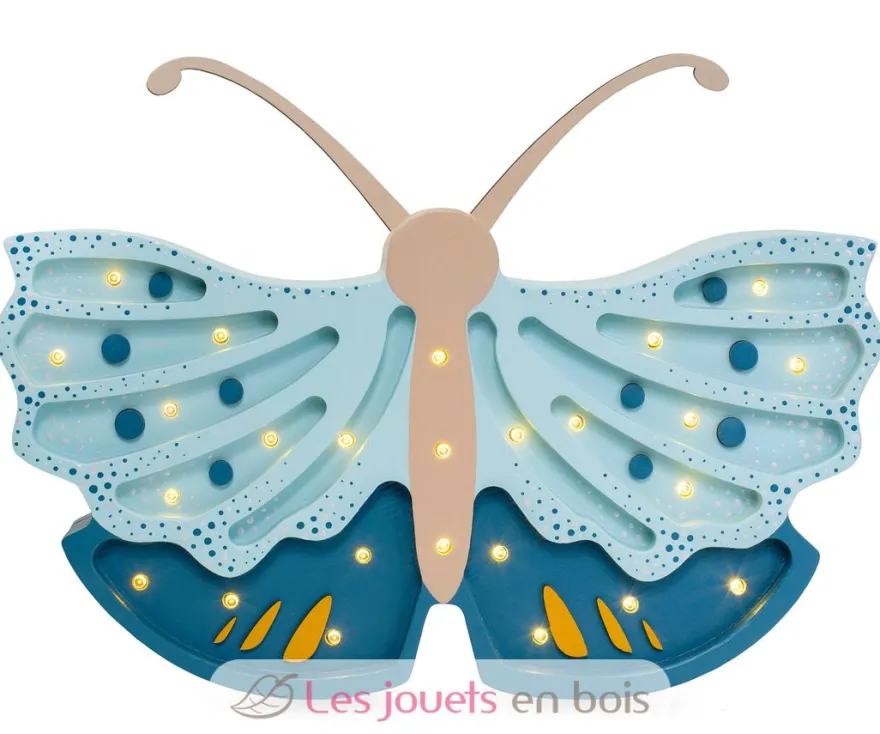 Lampe Veilleuse Papillon bleu - Little Lights