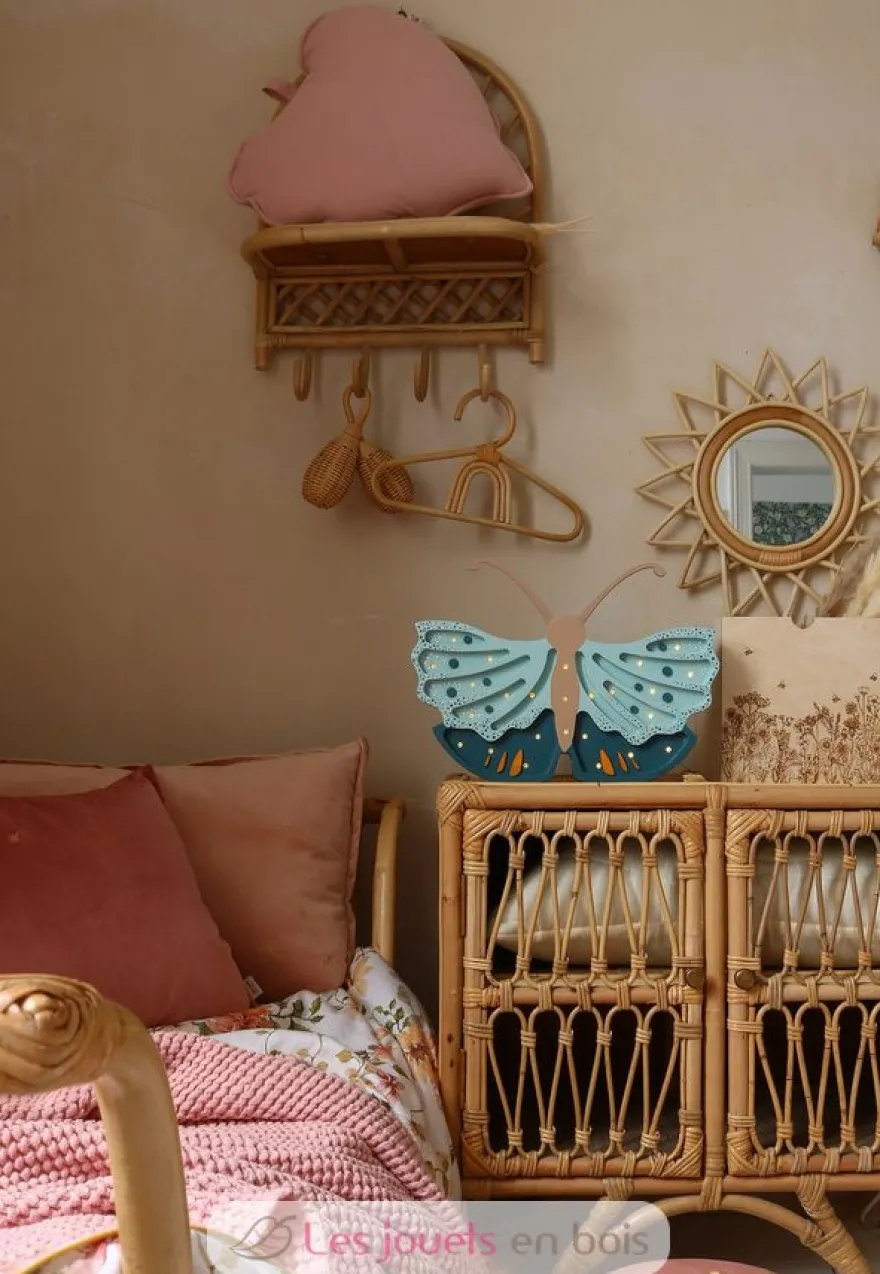 Lampe Veilleuse Papillon bleu - Little Lights