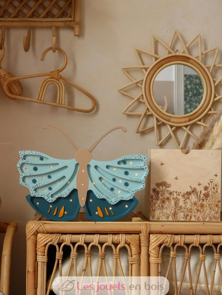 Lampe Veilleuse Papillon bleu - Little Lights