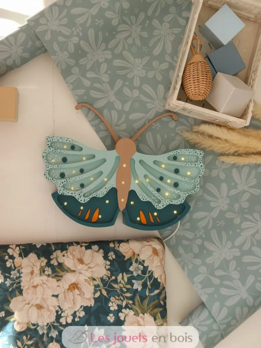 Lampe Veilleuse Papillon bleu - Little Lights