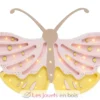 Lampe Veilleuse Papillon miel rose - Little Lights