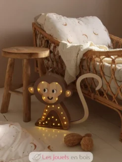 Lampe Veilleuse Singe Brun - Little Lights