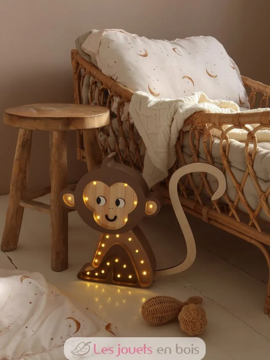 Lampe Veilleuse Singe Brun - Little Lights