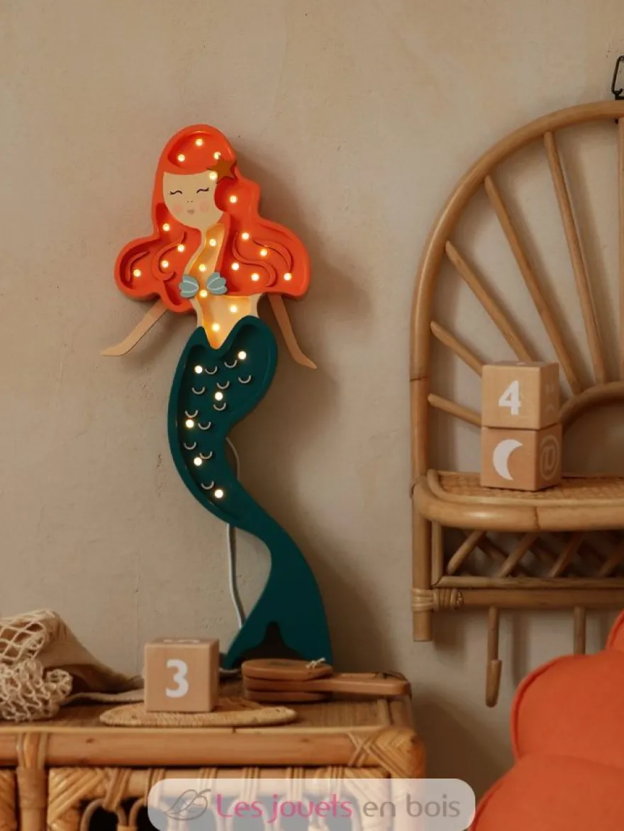 Lampe Veilleuse Sirène Ariel - Little Lights