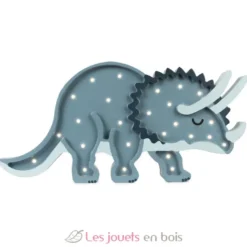 Lampe Veilleuse Tricératops Bleu Navy - Little Lights