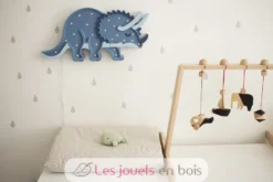 Lampe Veilleuse Tricératops Bleu Navy - Little Lights