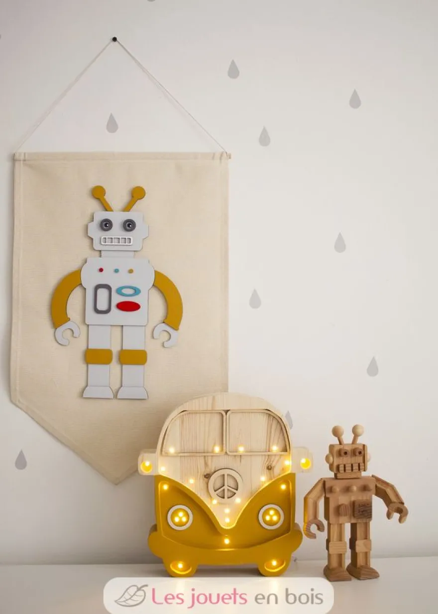 Lampe Veilleuse Van moutarde - Little Lights